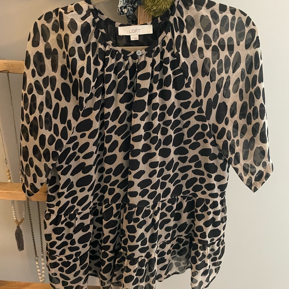 Loft Peplum Top